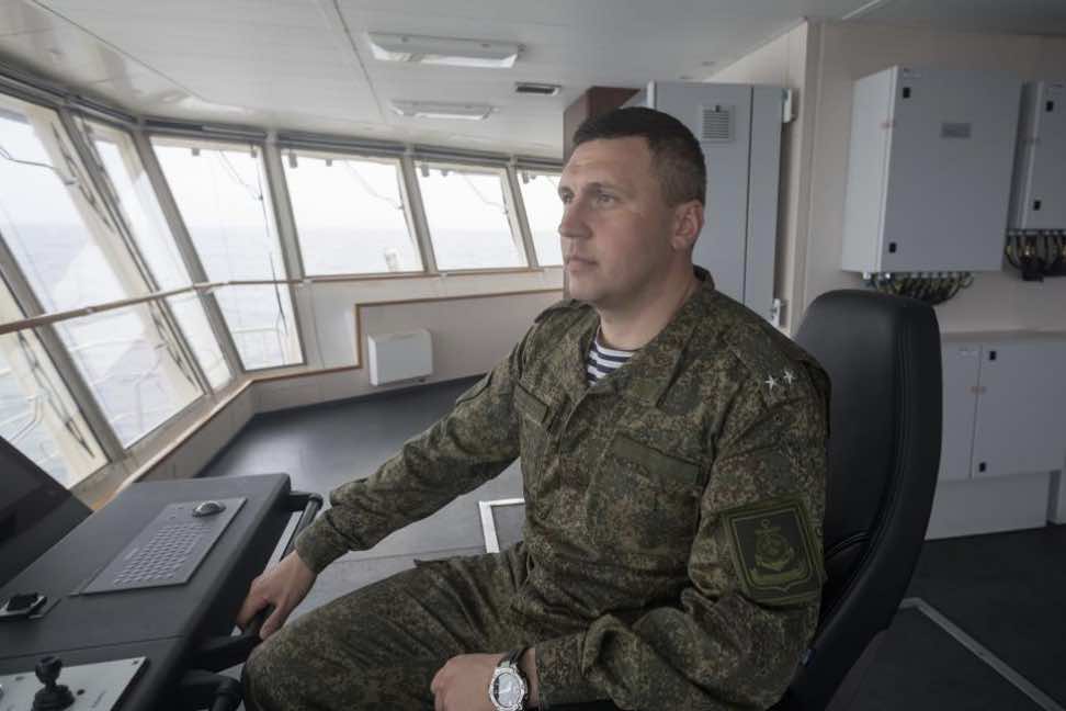 Капитан второго ранга, начальник отделения штаба Северного флота Сергей Зинченко